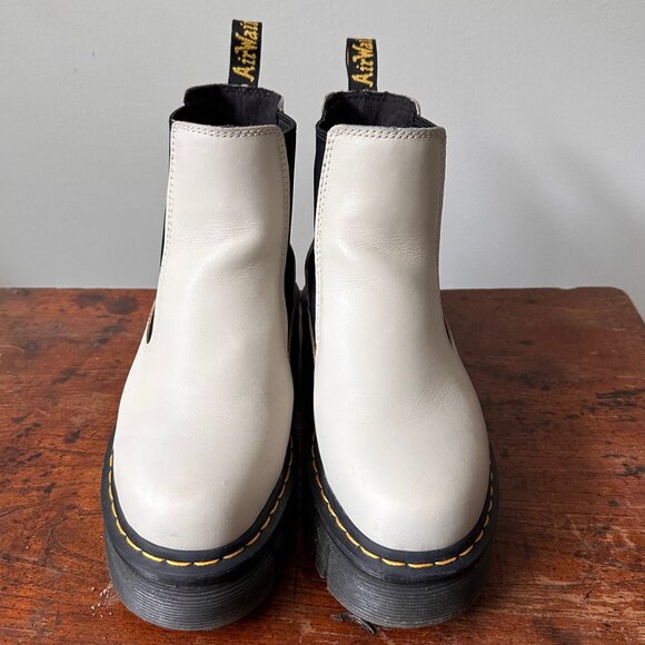 Dr Marten - Audrick Nappa Leather Platform Chelsea Boots - Women's Size 8 - Picture 4 of 6